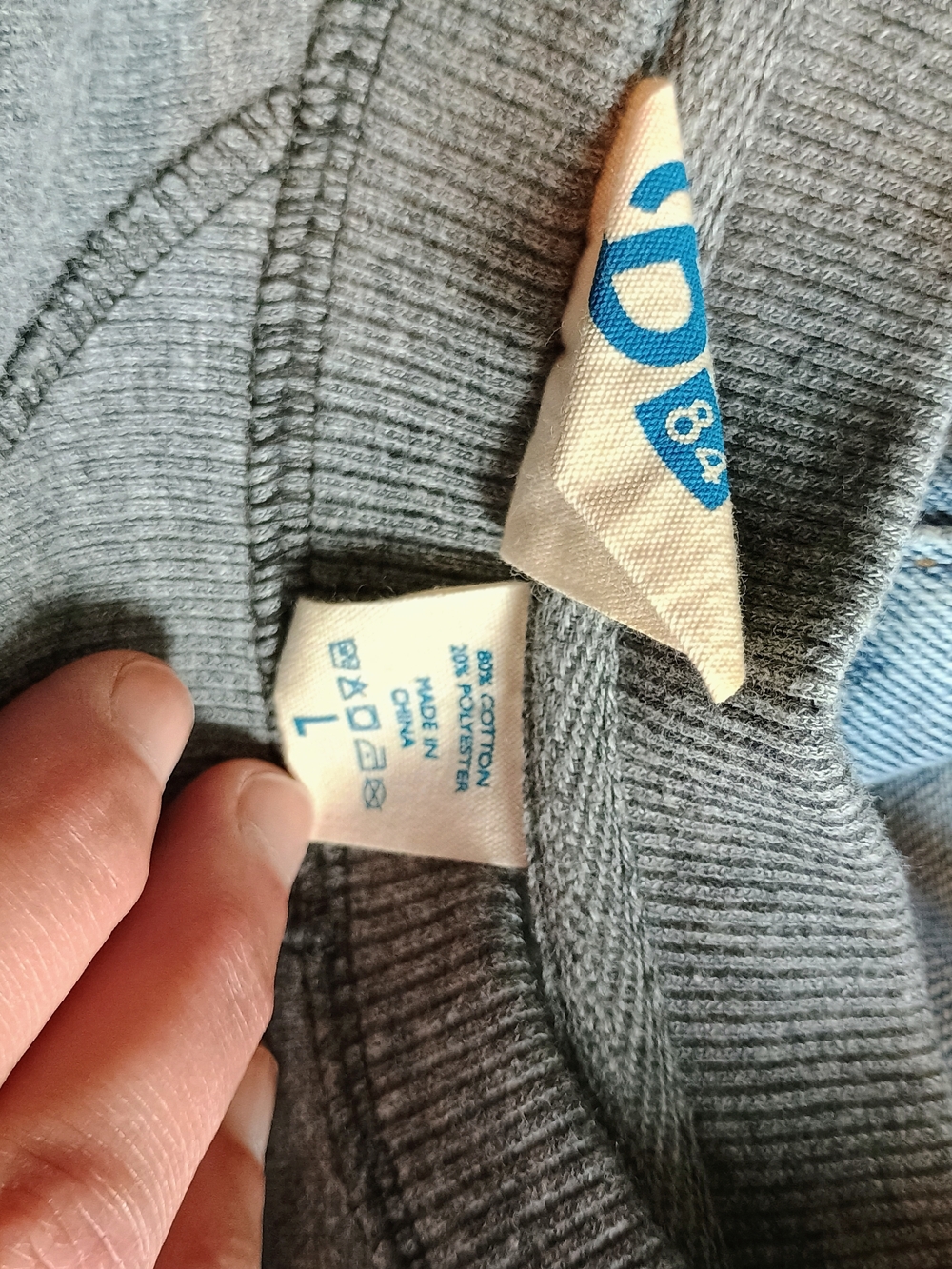 Original Minnesota 1858 Gray Crewneck Sweatshirt - Picture 3 of 3